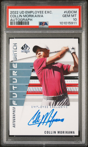 2022 Upper Deck Employee Exclusive Autographs Collin Morikawa Autograph