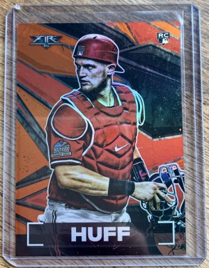 2021 Topps Update Rookie Debut Orange Foil Sam Huff 196/299